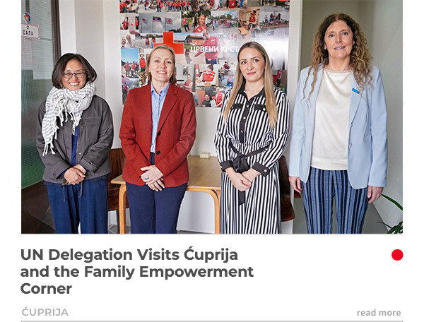 UN Delegation Visits Ćuprija and Family Support Project
