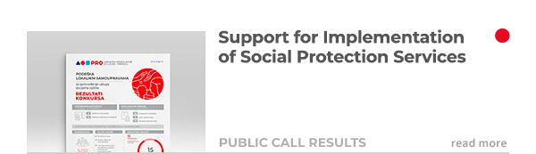 Support for Implementation of Social Protection Services - Results of Public Call for LGs