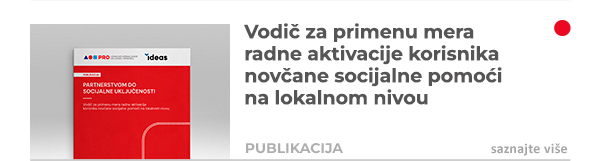 Vodič za primenu mera radne aktivacije korisnika novčane socijalne pomoći na lokalnom nivou