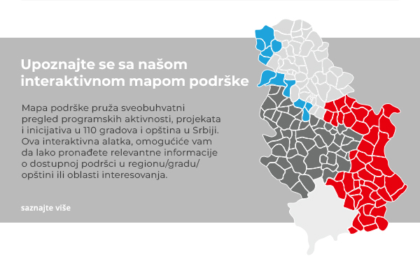 Upoznajte se sa našom interaktivnom mapom podrške